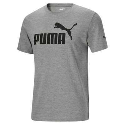 Puma Essentials Crew Neck Short Sleeve Regular Fit Graphic T - Shirt Xx - Gray