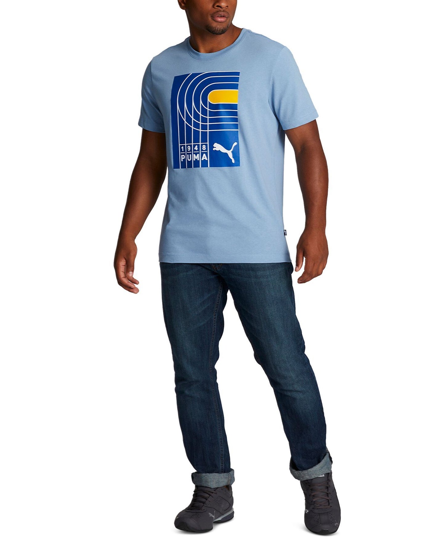 Puma On Your Mark Short-Sleeve Graphic T-Shirt