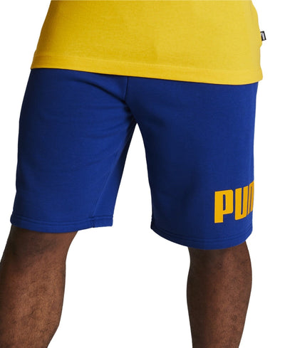 Puma Regular - Fit Big Logo - Print Fleece 10" Shorts - Cobalt Glaze