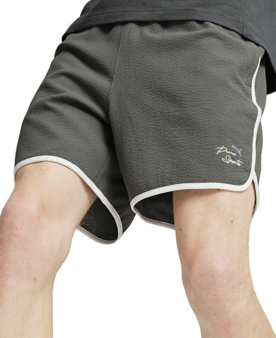 Puma Regular Fit Casual Shorts / 6 Grey Solid gray
