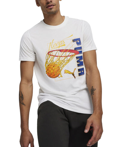 Puma Swished Regular-Fit Logo Graphic T-Shirt