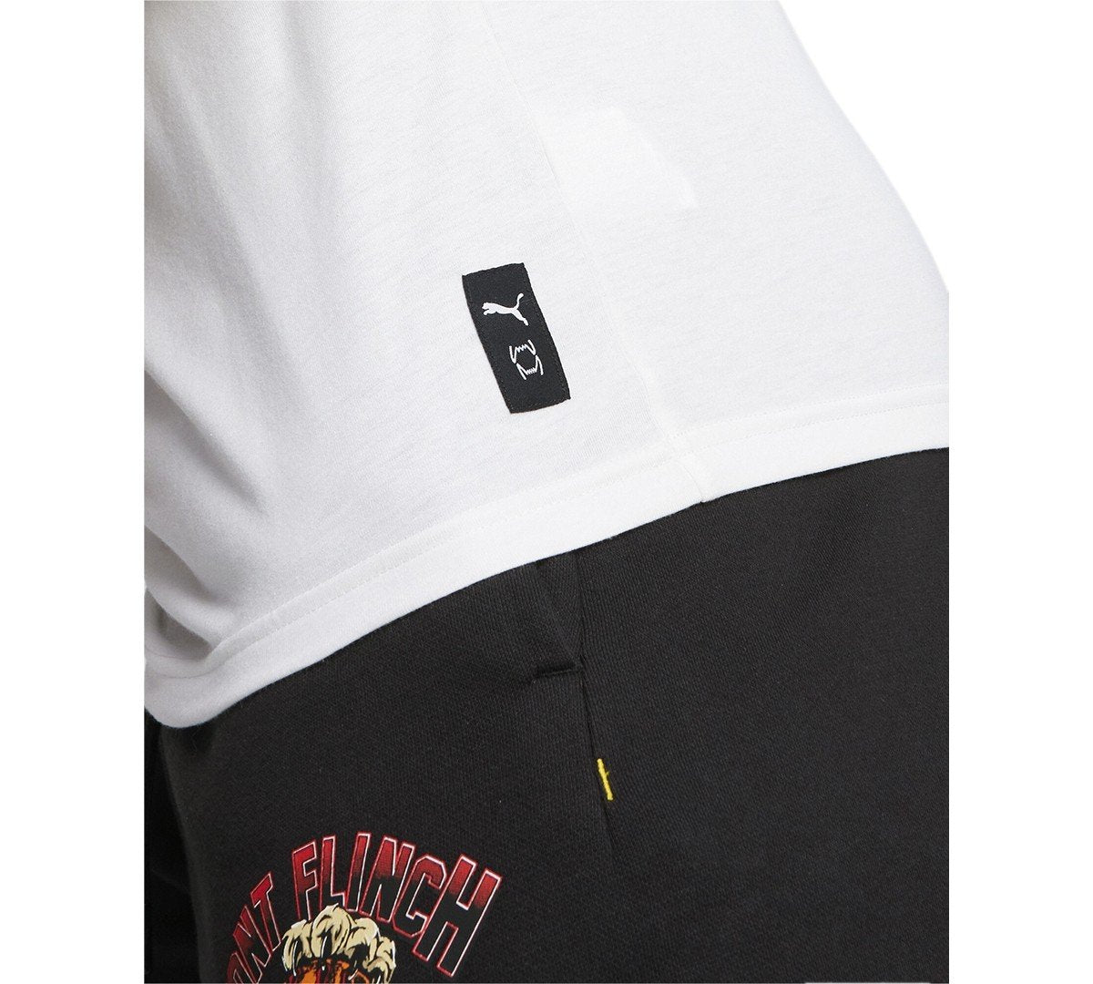 Puma TSA 3 Graphic Crew Neck Short Sleeve T - Shirt white