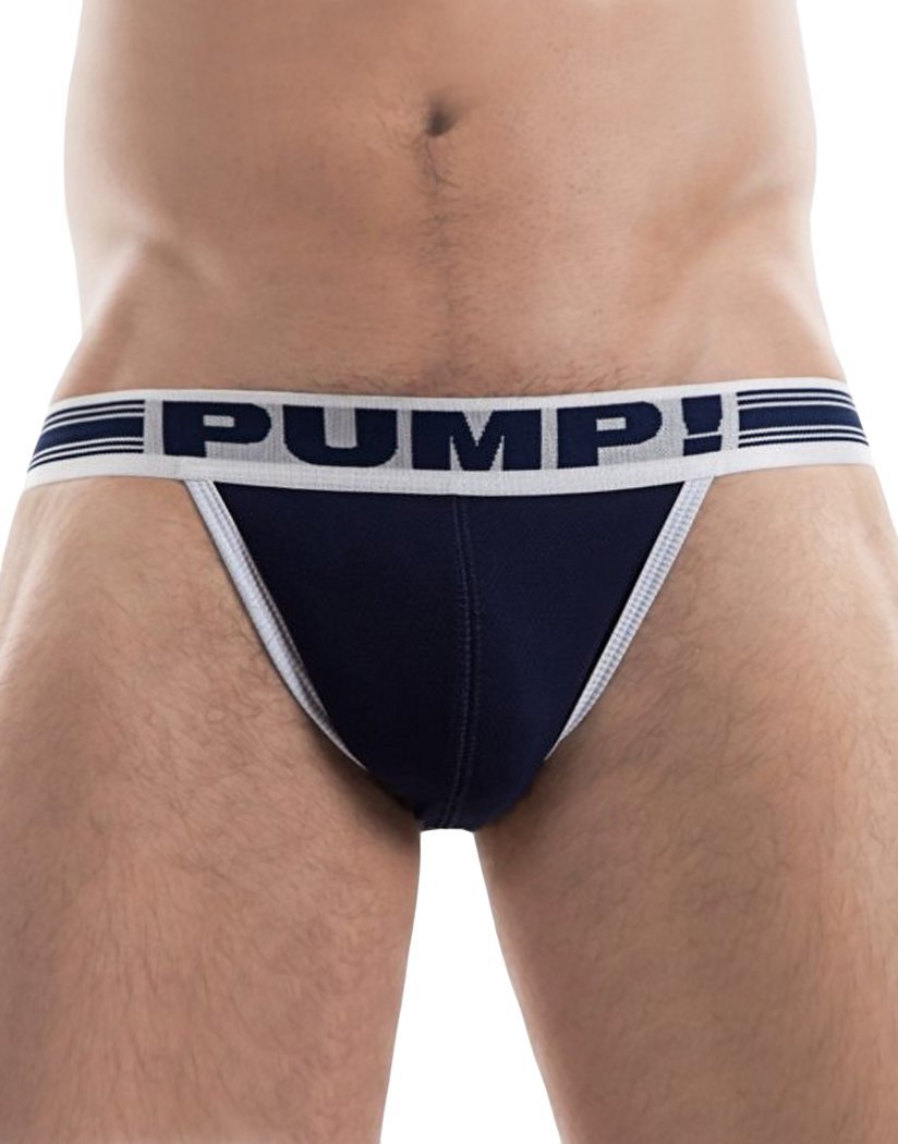 Pump! Navy Free Fit Low Rise Jock