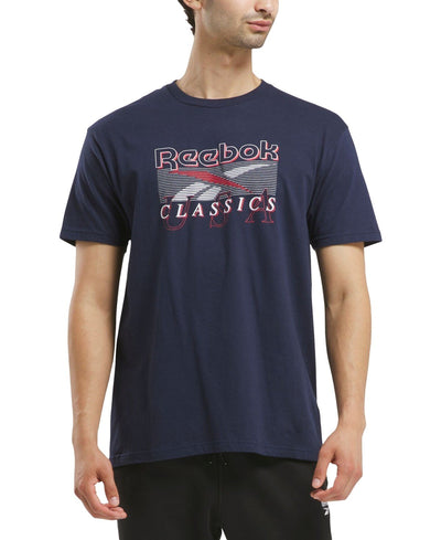 Reebok Classics Usa Graphic Regular - Fit T - Shirt - Nvy