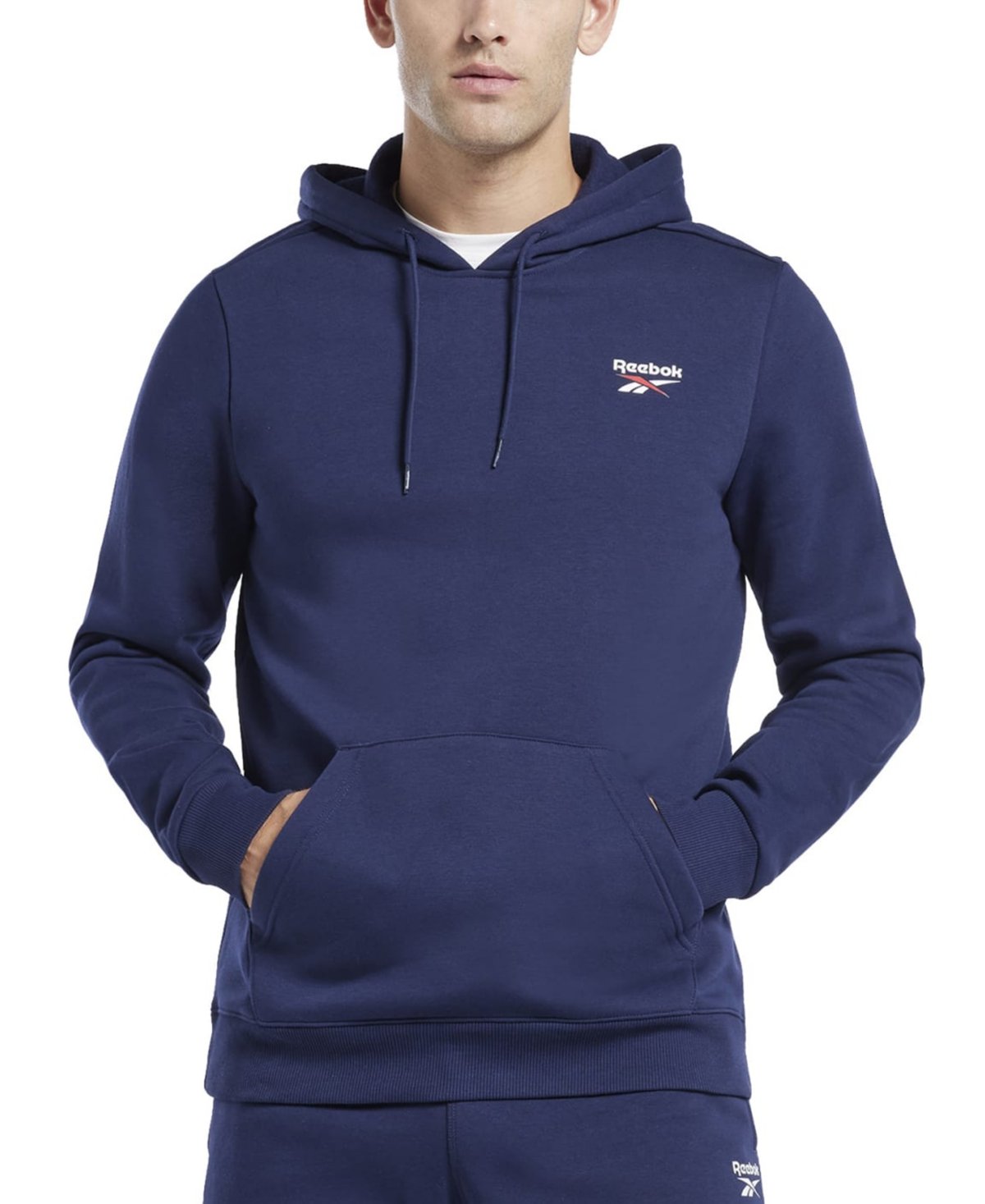 Reebok Identity Fleece Pullover Hoodie - Navy