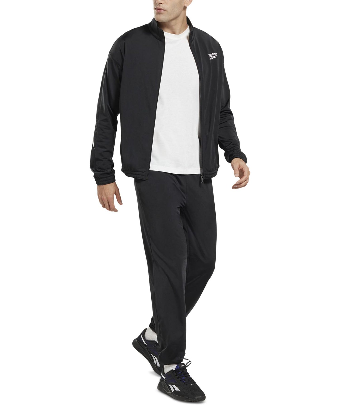 Reebok Regular-Fit Identity Vector Drawstring Track Pants