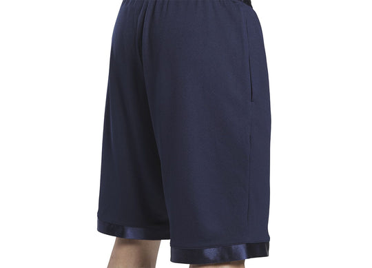 Reebok Regular-Fit Logo-Print Mesh Basketball Shorts