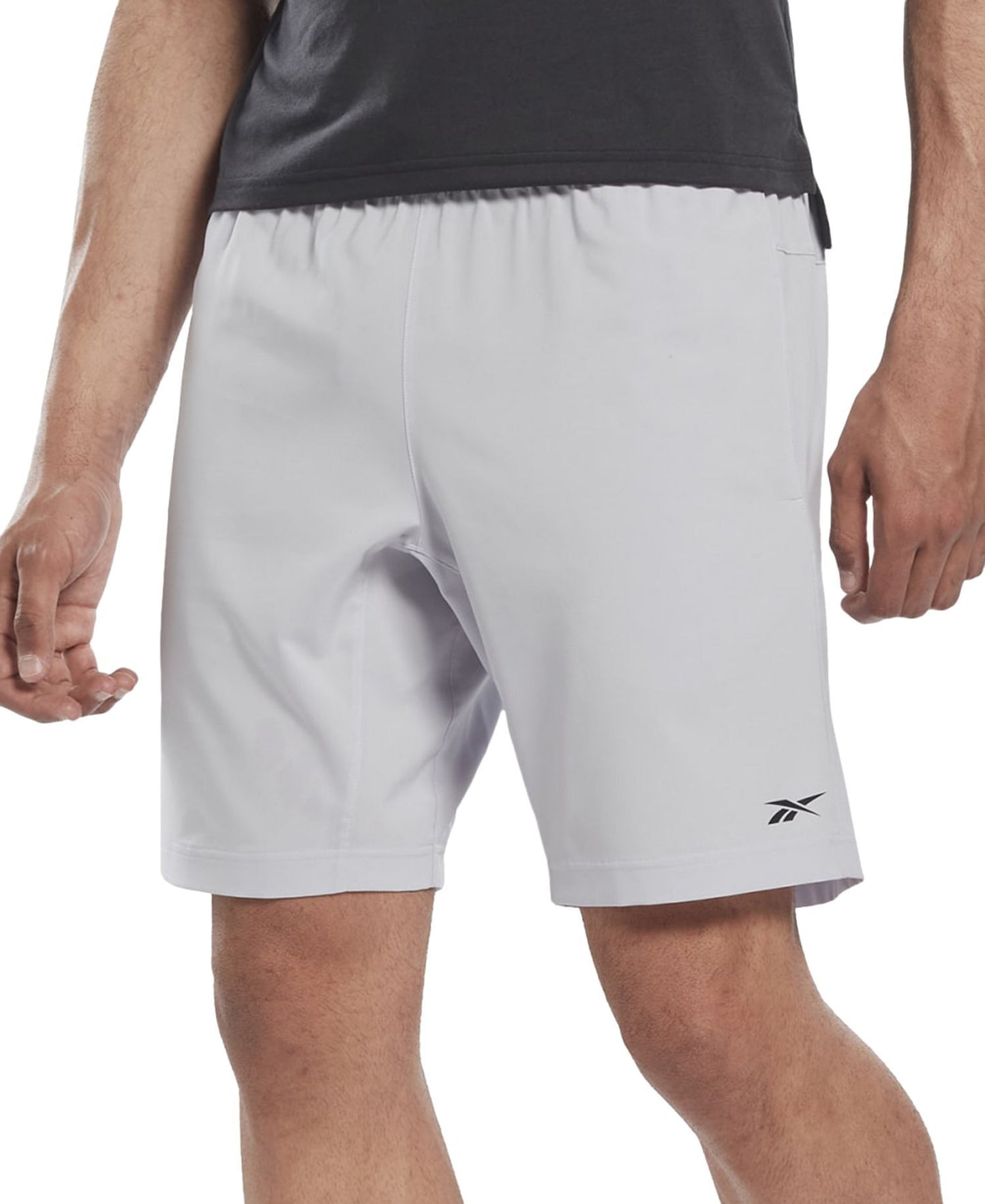 Reebok Regular-Fit Moisture-Wicking 9" Woven Drawstring Shorts