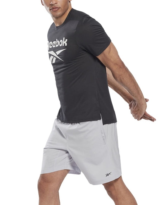 Reebok Regular-Fit Moisture-Wicking 9" Woven Drawstring Shorts