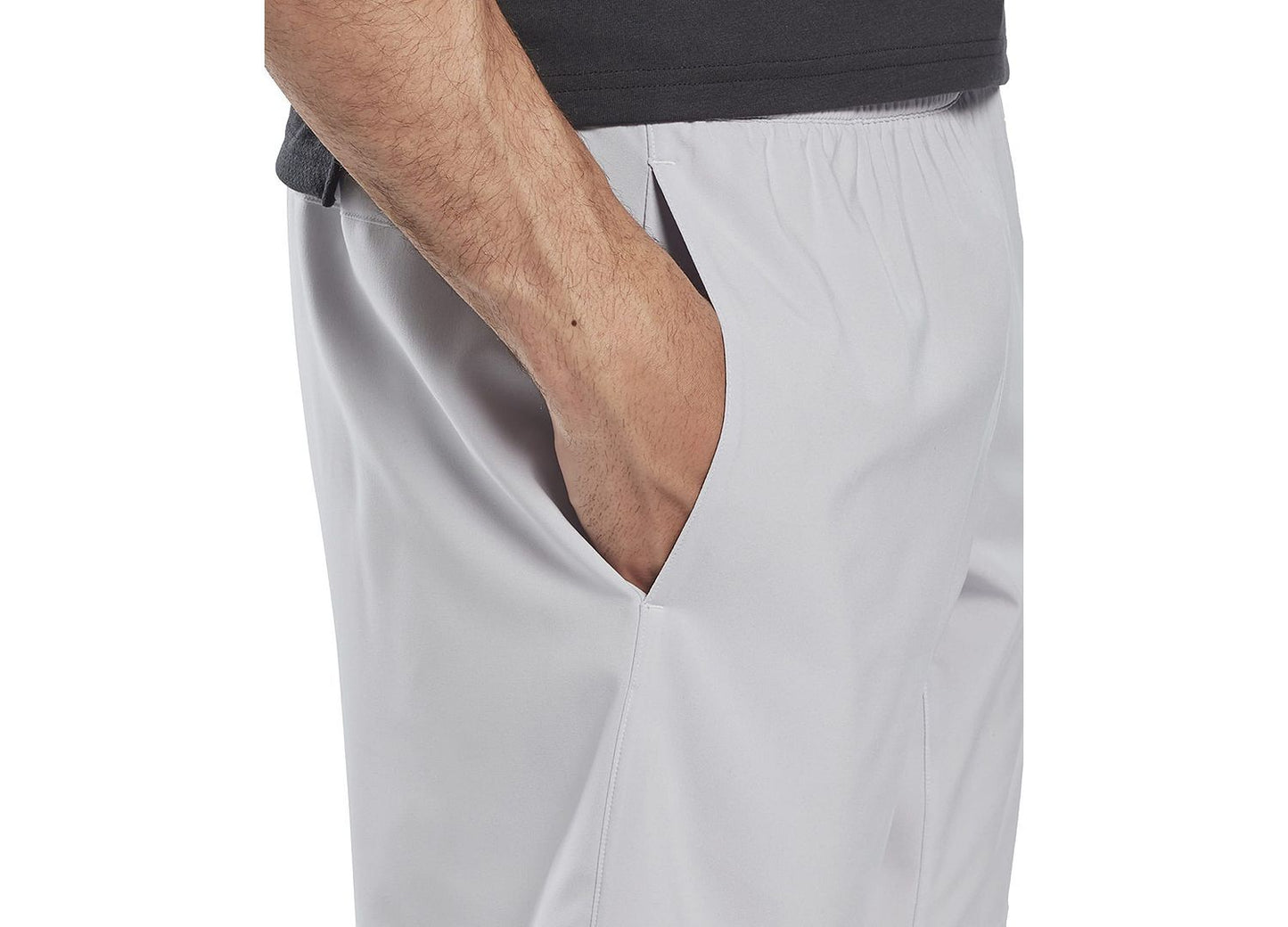 Reebok Regular-Fit Moisture-Wicking 9" Woven Drawstring Shorts