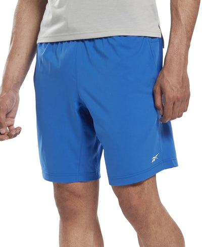 Reebok Regular-Fit Moisture-Wicking 9" Woven Drawstring Shorts