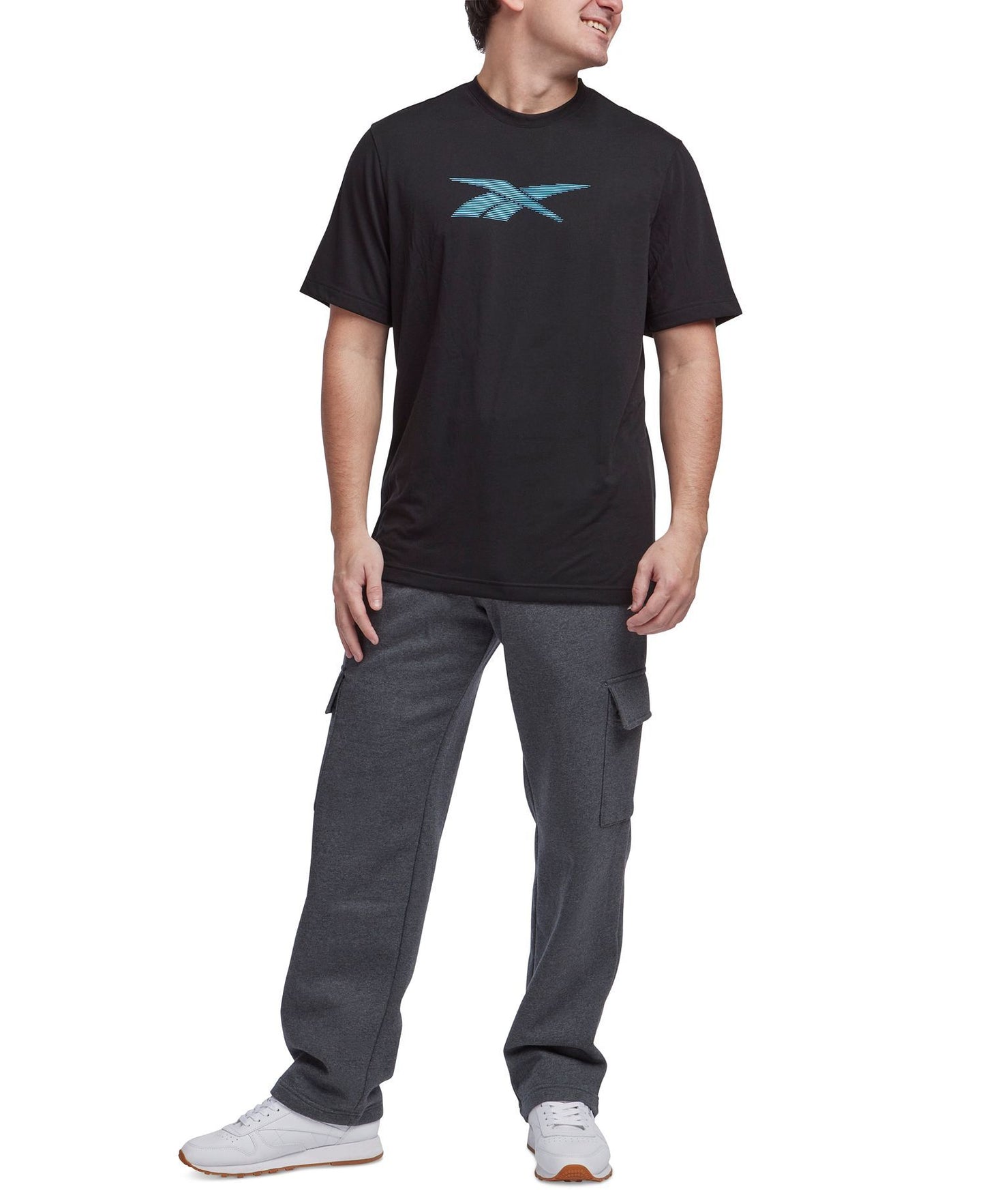 Reebok Vector Performance Short Sleeve Logo Graphic T-Shirt