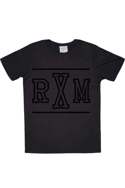 Rxmance Unisex Black Front/Back 'RXM Ten' Tee