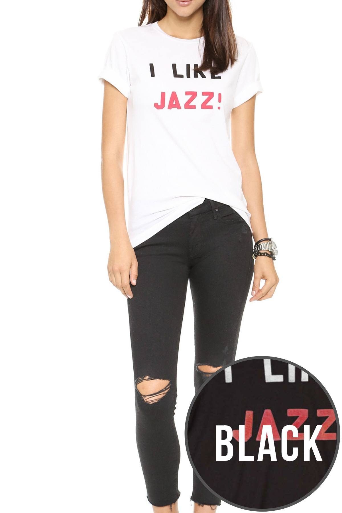 Rxmance Unisex Black 'Jazz' Tee