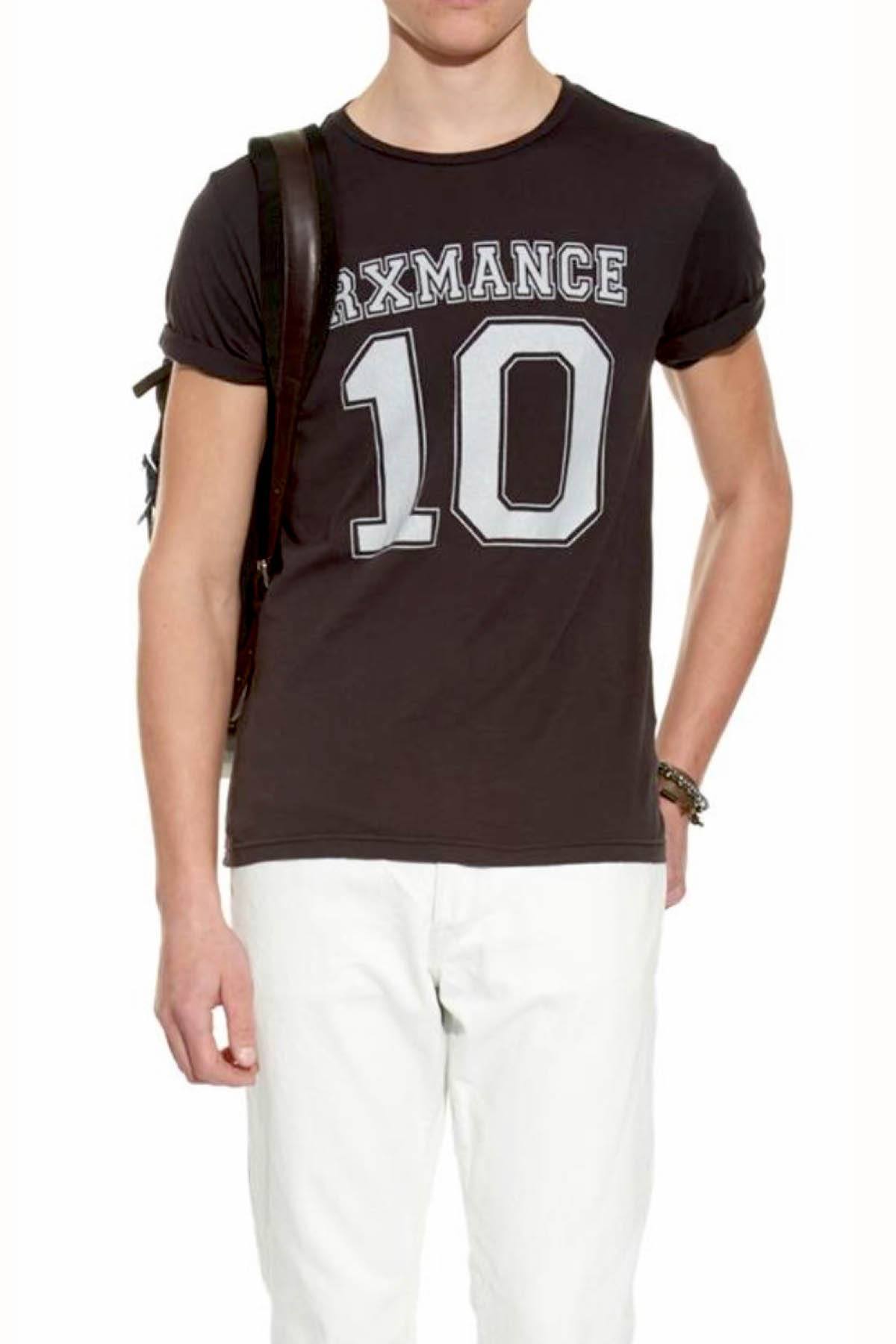 Rxmance Unisex Black 'Jersey' Tee