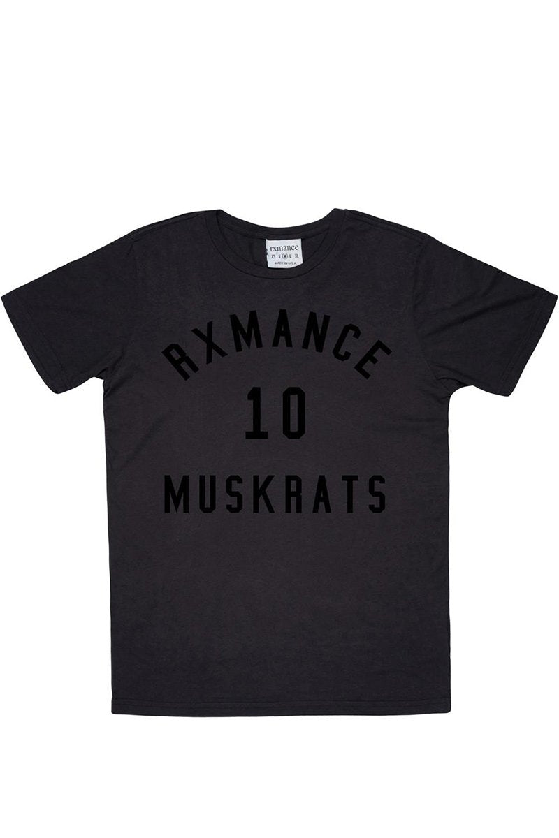 Rxmance Unisex Black 'Muskrats' Tee