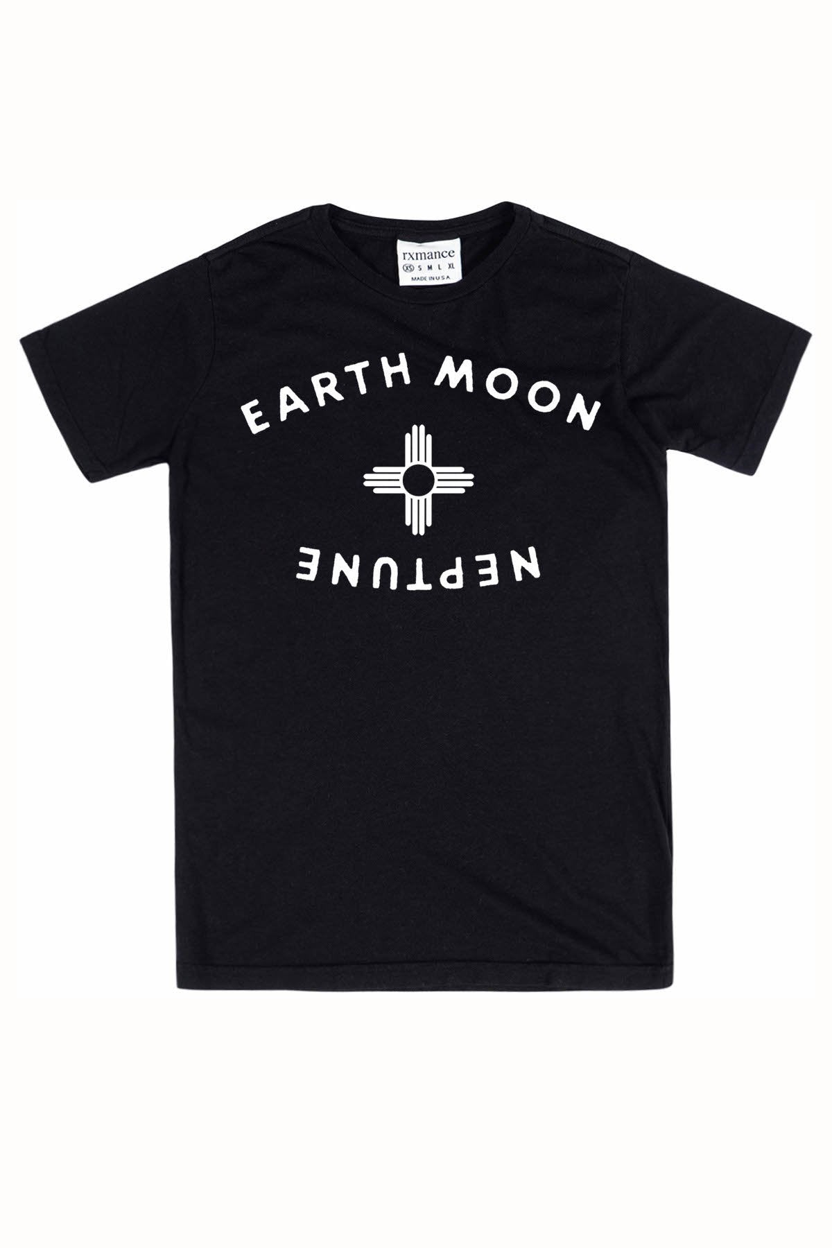 Rxmance Unisex Black 'Neptune' Tee