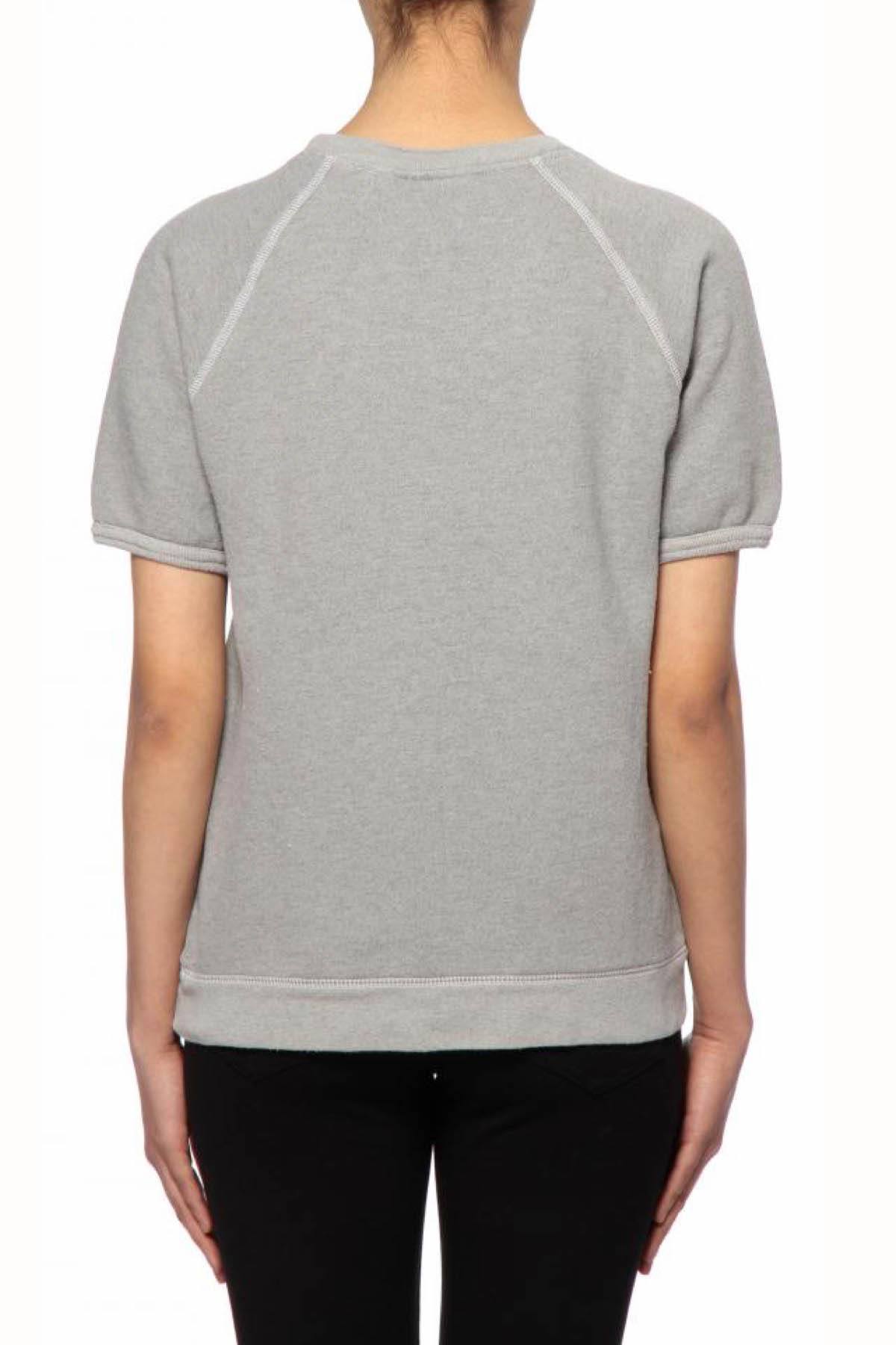 Rxmance Unisex Grey Jersey Short Sleeve Sweatshirt