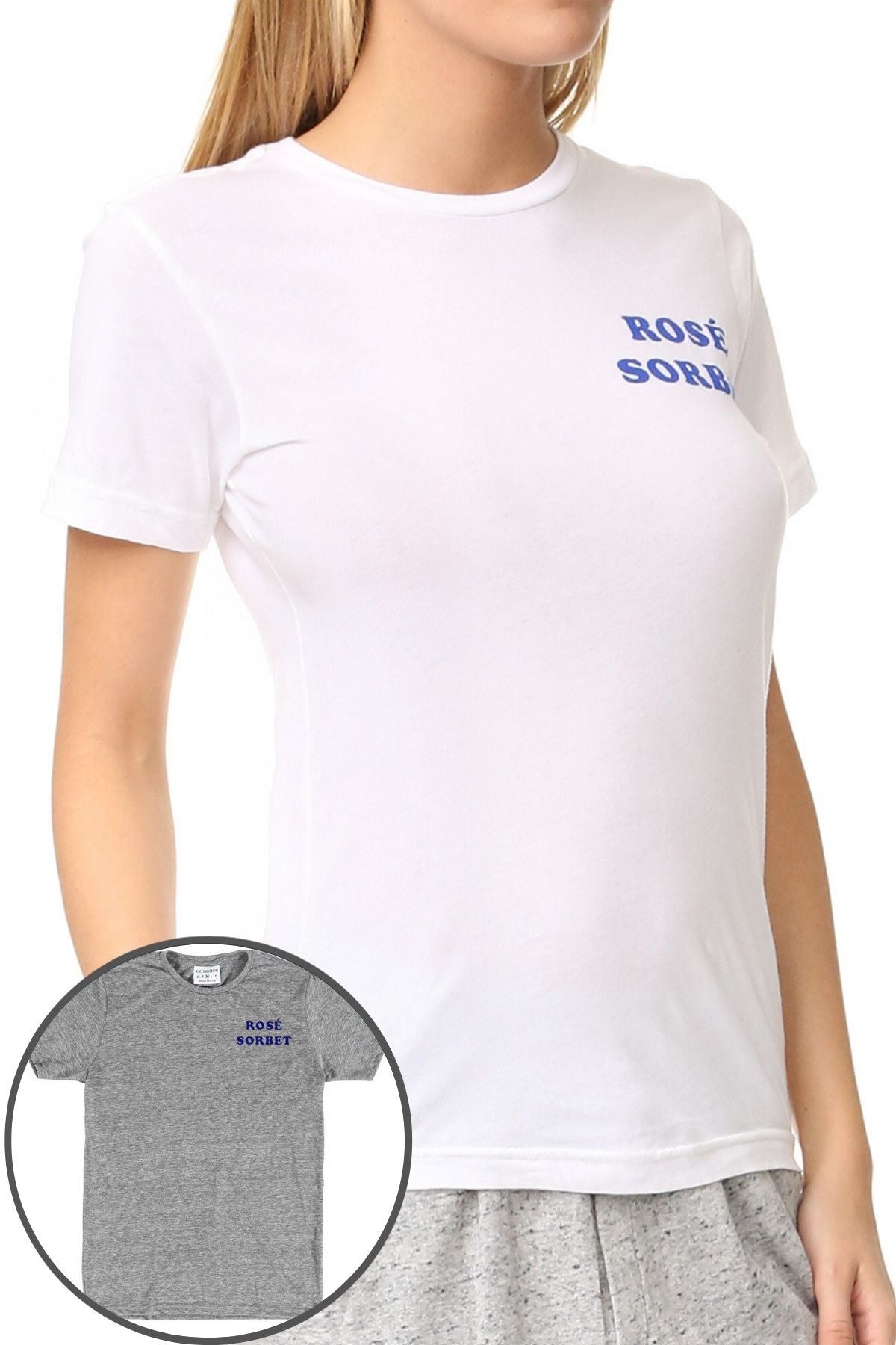 Rxmance Unisex Heather Grey 'Champagne' Tee