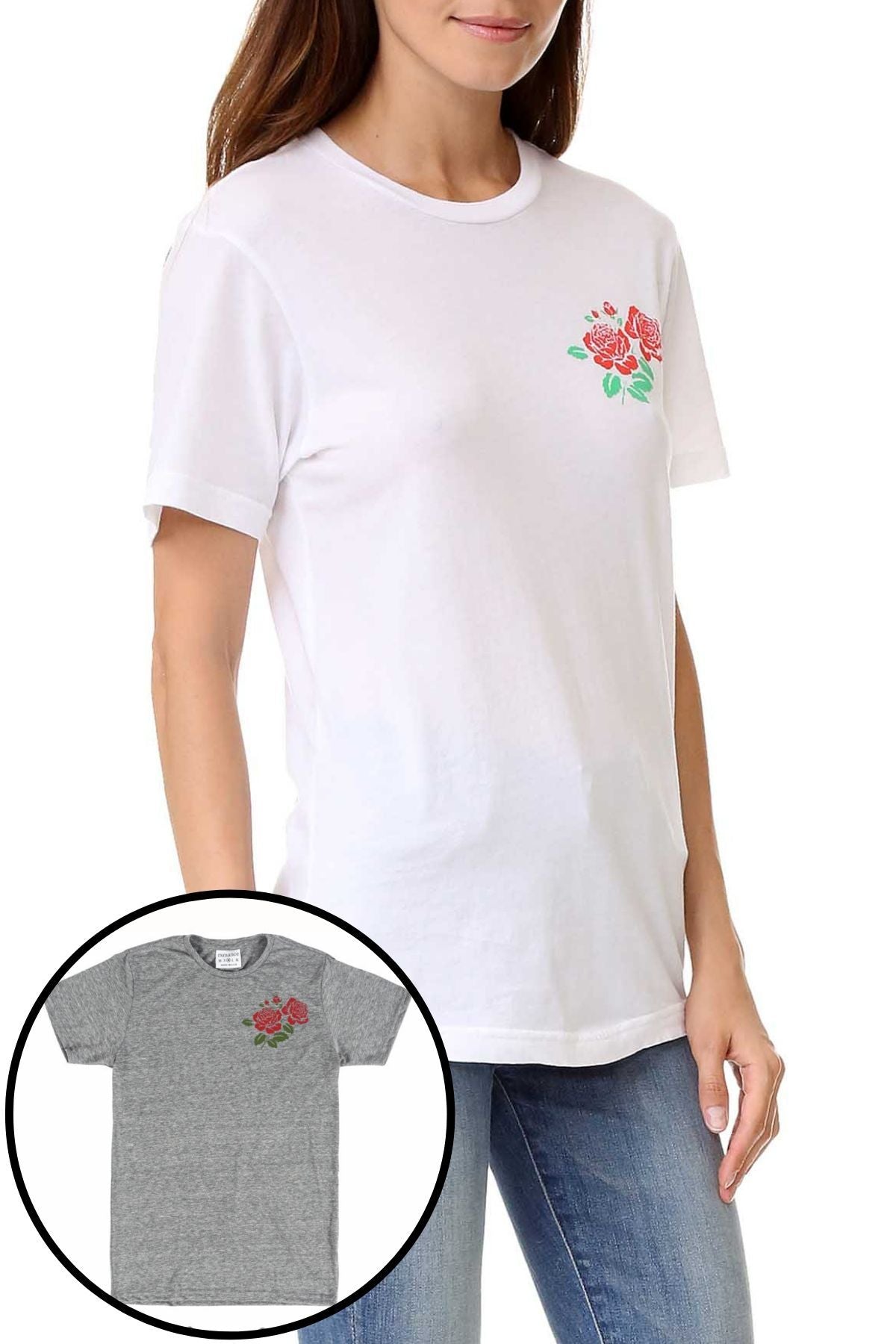 Rxmance Unisex Heather Grey Front/Back 'Cardio' Tee