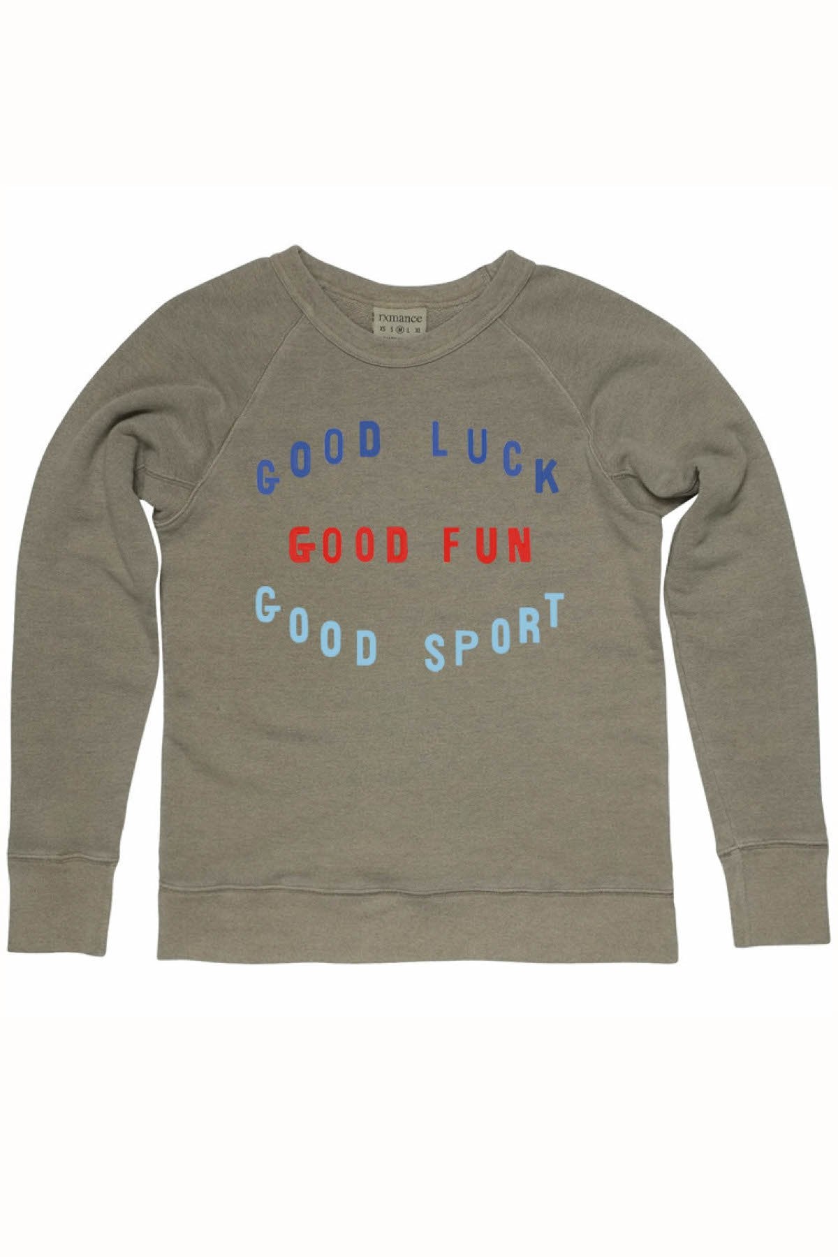 Rxmance Unisex Light Green Good Sport Sweatshirt
