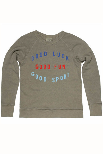 Rxmance Unisex Light Green Good Sport Sweatshirt