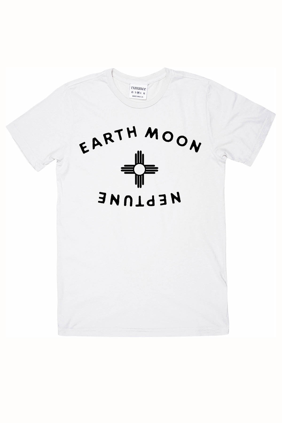 Rxmance Unisex White 'Neptune' Tee