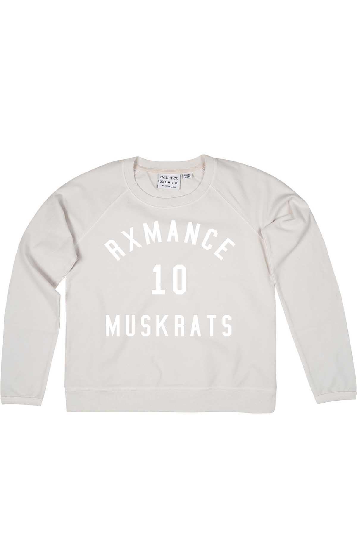 Rxmance Unisex White Sand 'BBall' Sweatshirt