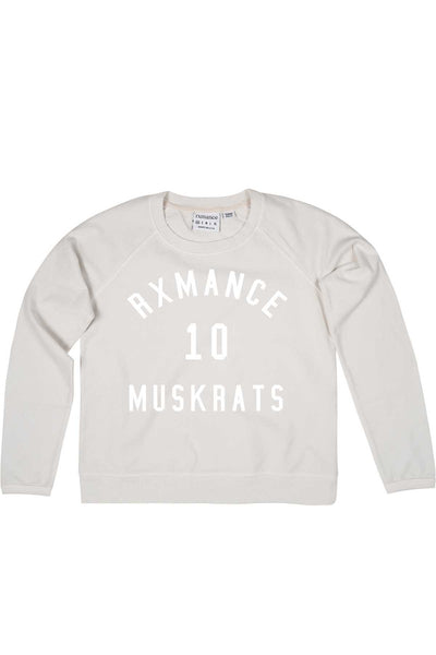 Rxmance Unisex White Sand 'BBall' Sweatshirt