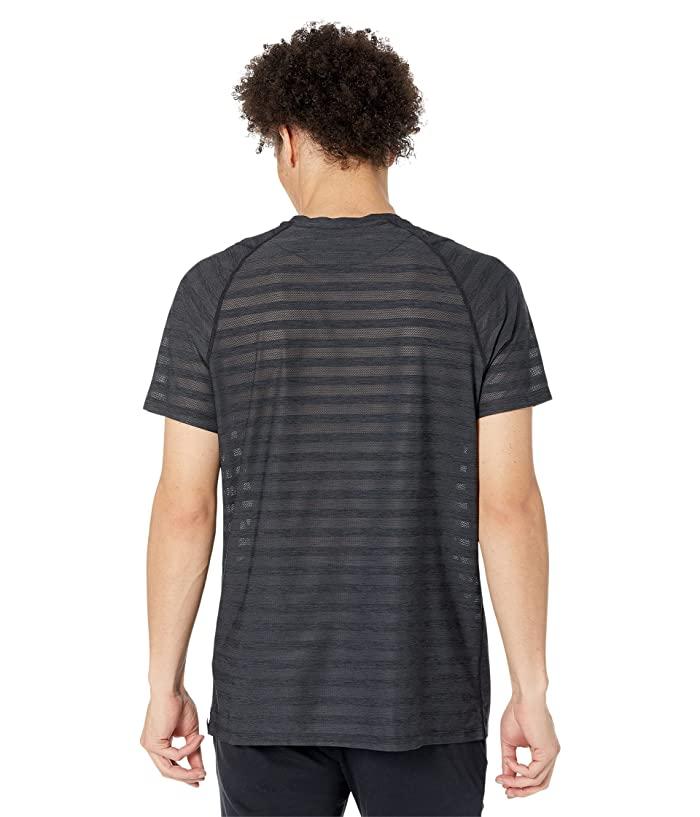 SAXX Black Heather DropTemp Cooling Mesh T-Shirt