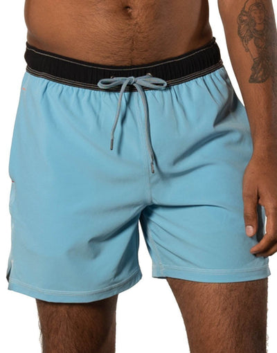 SAXX light Blue Oh Buoy 2N1 5" Volley Swim Short
