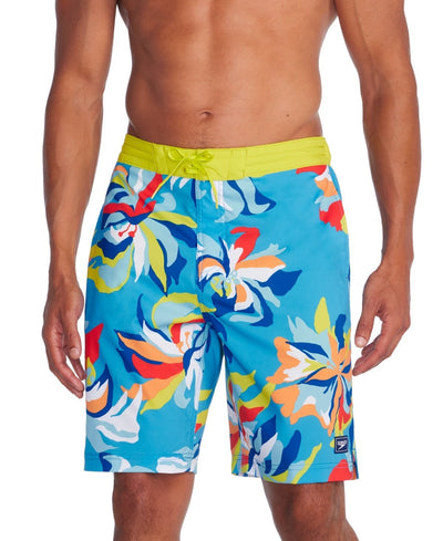 Speedo Bondi Basin Printed 9" Boardshorts - Tranquil Blue