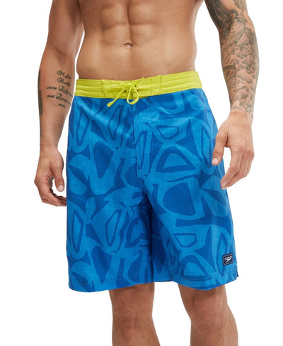 Speedo Print Bondi Basin 20" Boardshorts for Blue sevres blue