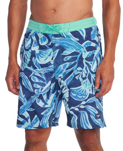 Speedo Print Bondi Basin 20" Boardshorts for Peacoat