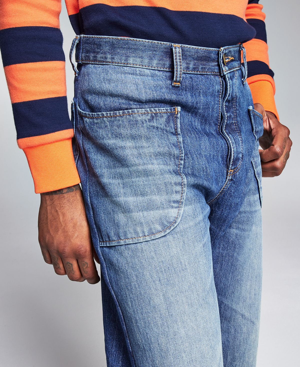 Sun + Stone Ouigi Theodore Sun + Stone Relaxed Fit Jeans Dark Wash