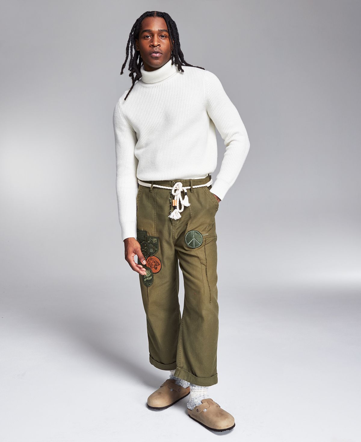 Sun + Stone Ouigi Theodore Sun + Stone Utility Pants New Olive