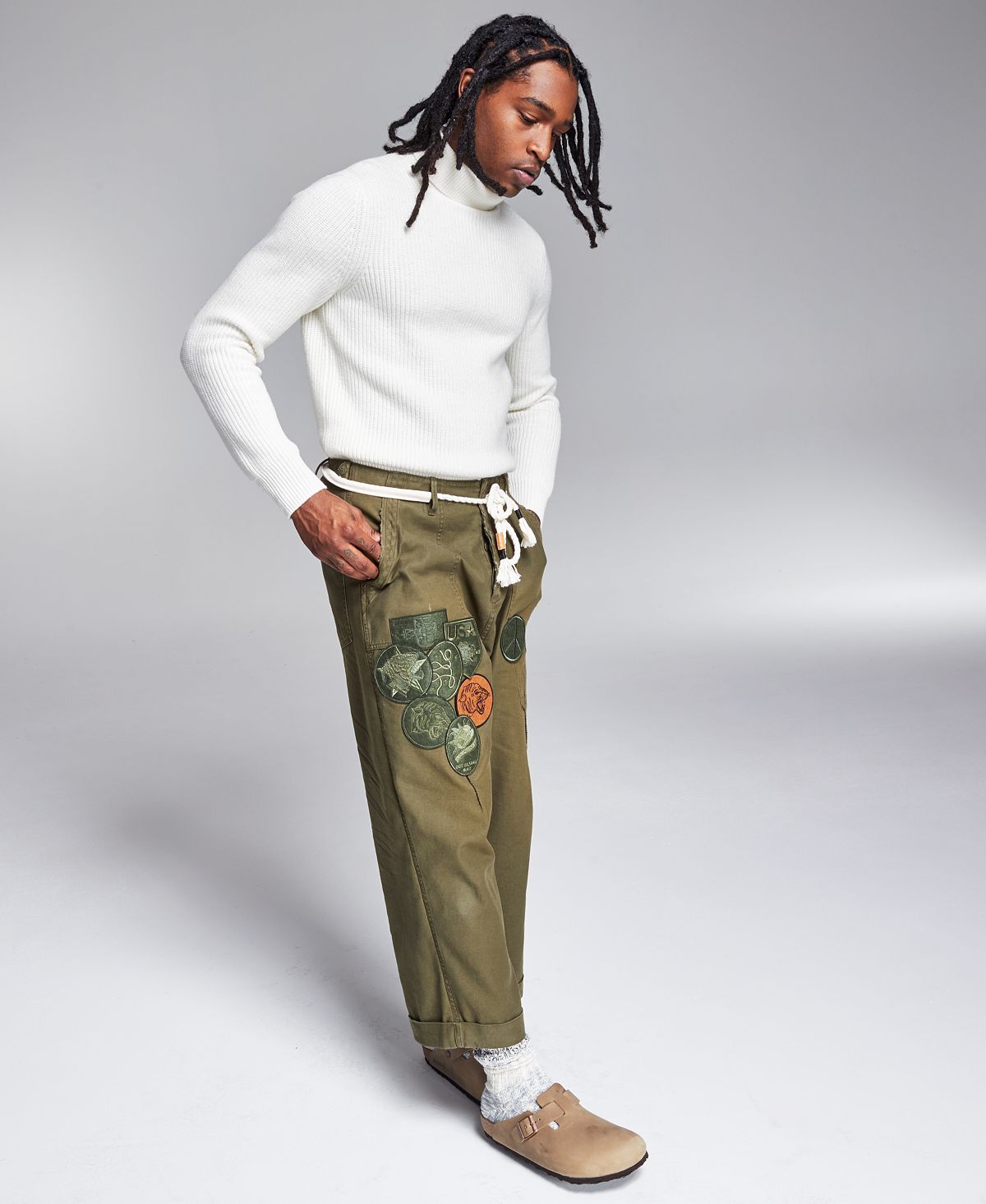 Sun + Stone Ouigi Theodore Sun + Stone Utility Pants New Olive