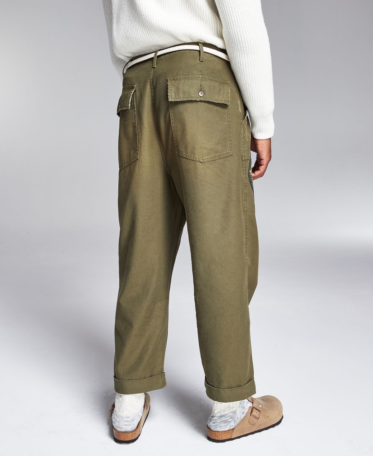 Sun + Stone Ouigi Theodore Sun + Stone Utility Pants New Olive