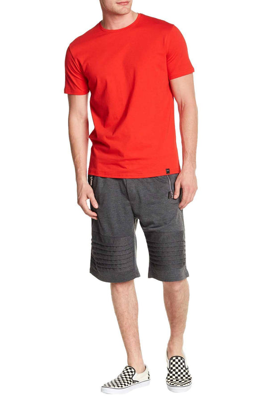 Tailored Recreation Premium Dk.Grey Solid Zip-Pocket Short