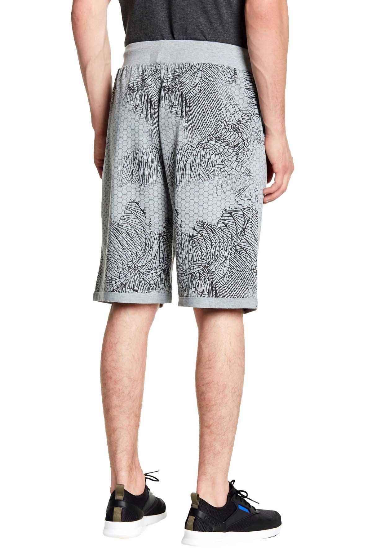 Tailored Recreation Premium Grey Honeycomb Printed Short