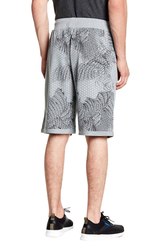 Tailored Recreation Premium Grey Honeycomb Printed Short