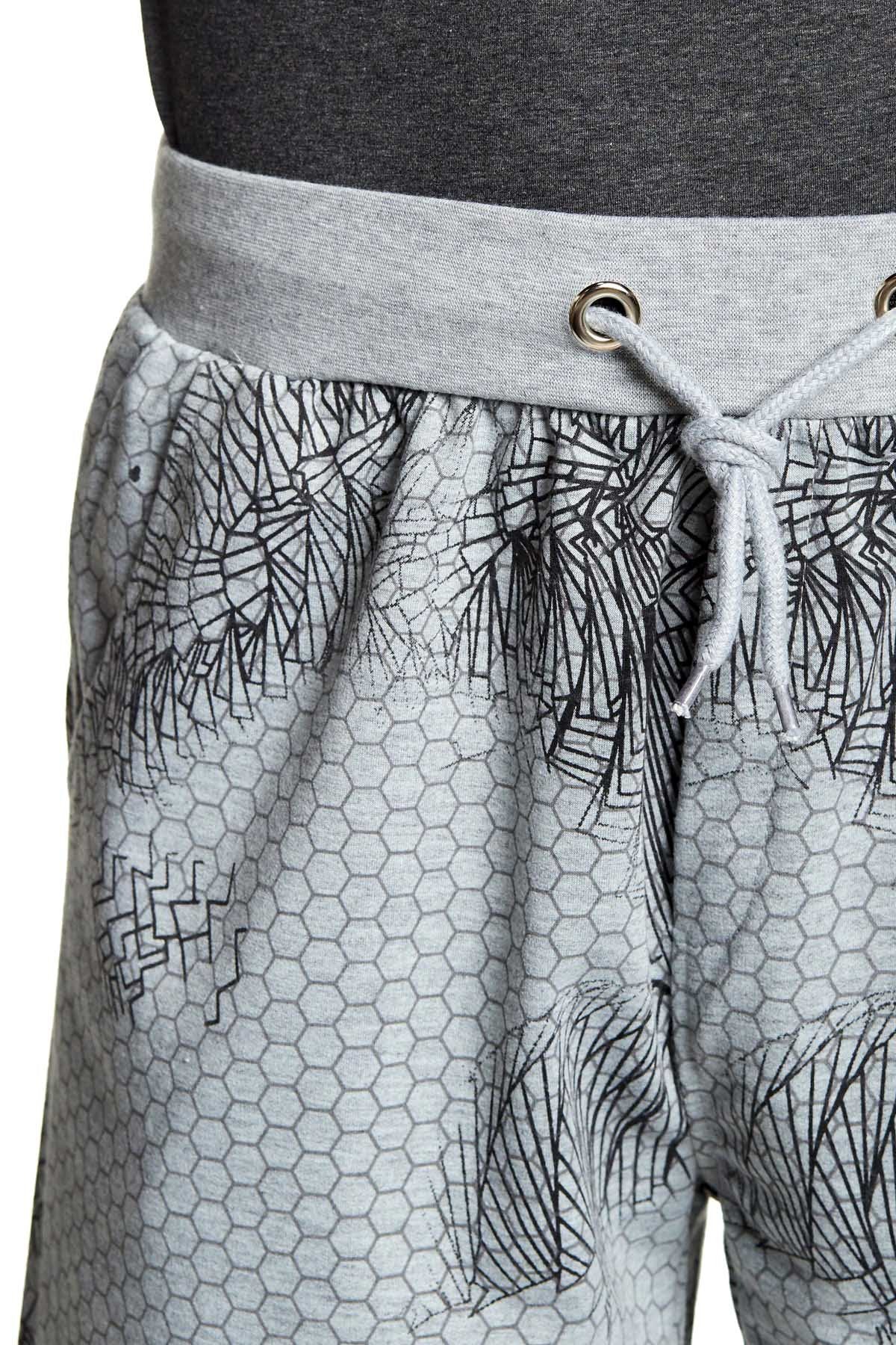 Tailored Recreation Premium Grey Honeycomb Printed Short