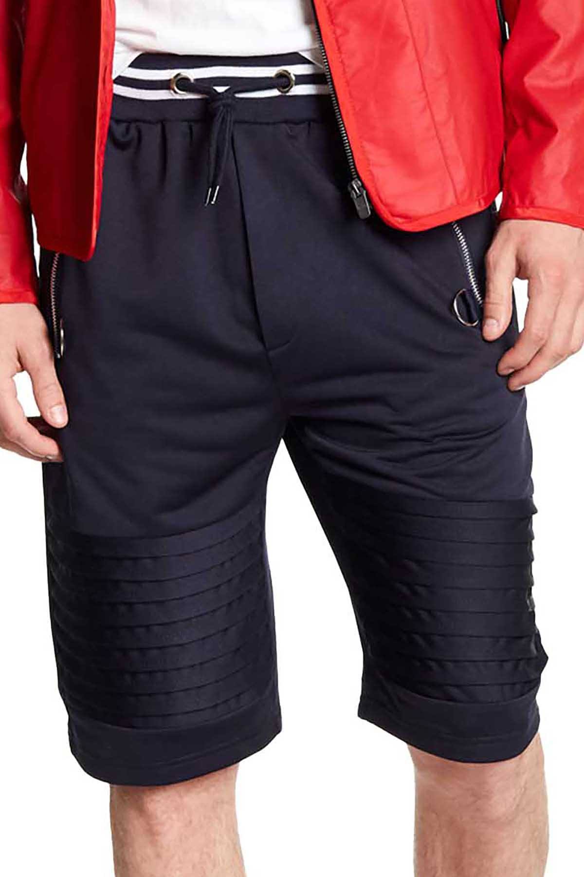 Tailored Recreation Premium Navy Solid Zip-Pocket Short
