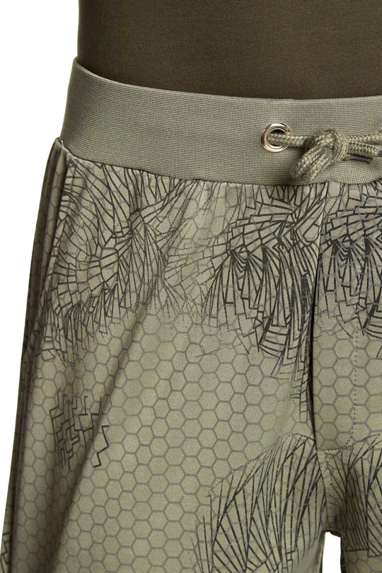 Tailored Recreation Premium Olive Honeycomb Printed Short