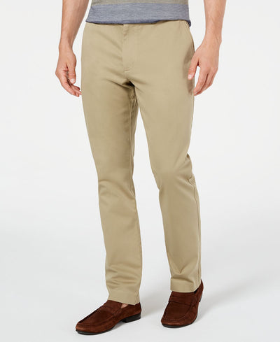 Tasso Elba Luca Flat-front Stretch Pant Rustic