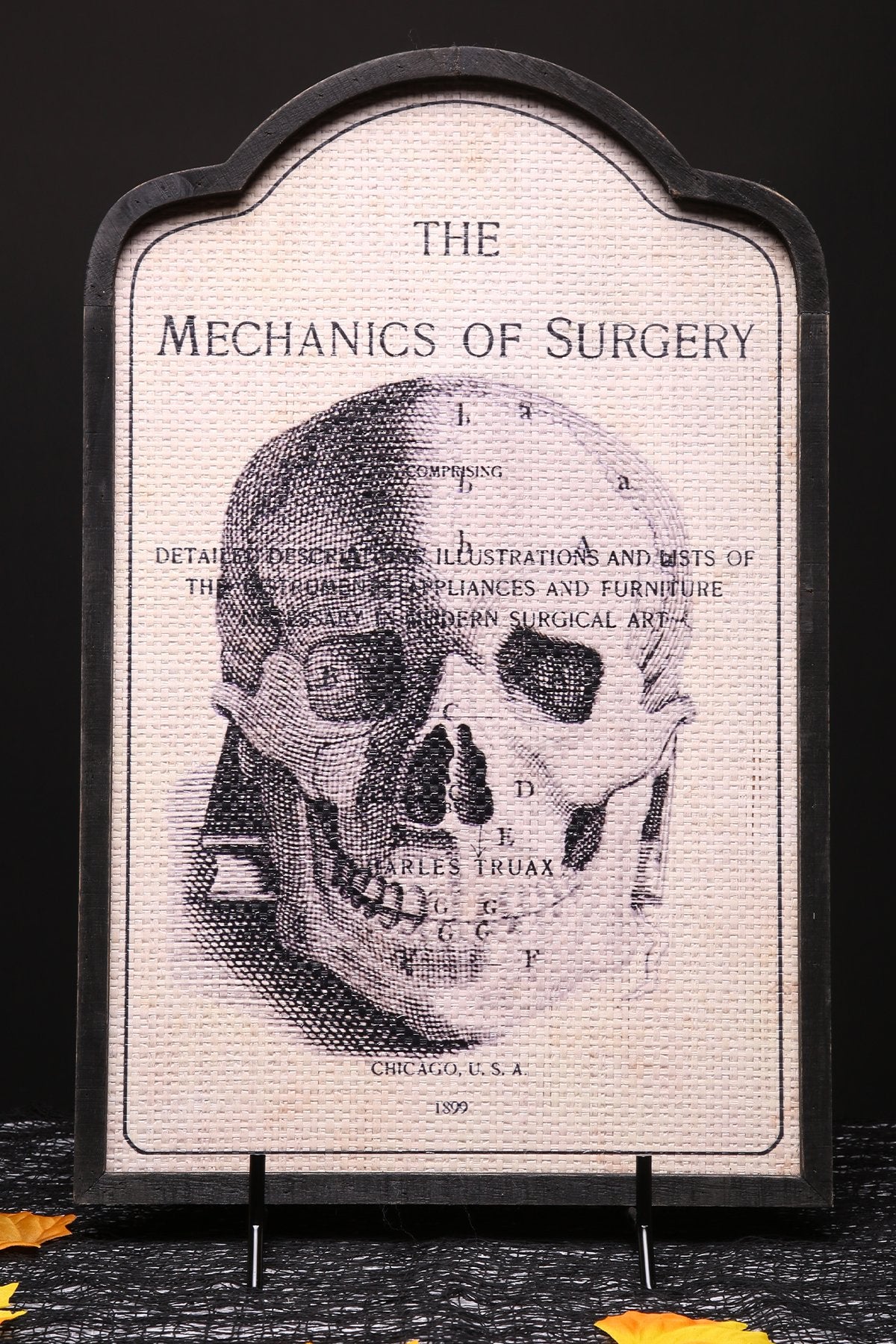 The Mechanics of Surgery Wall Sign – Vintage Anatomy Decor