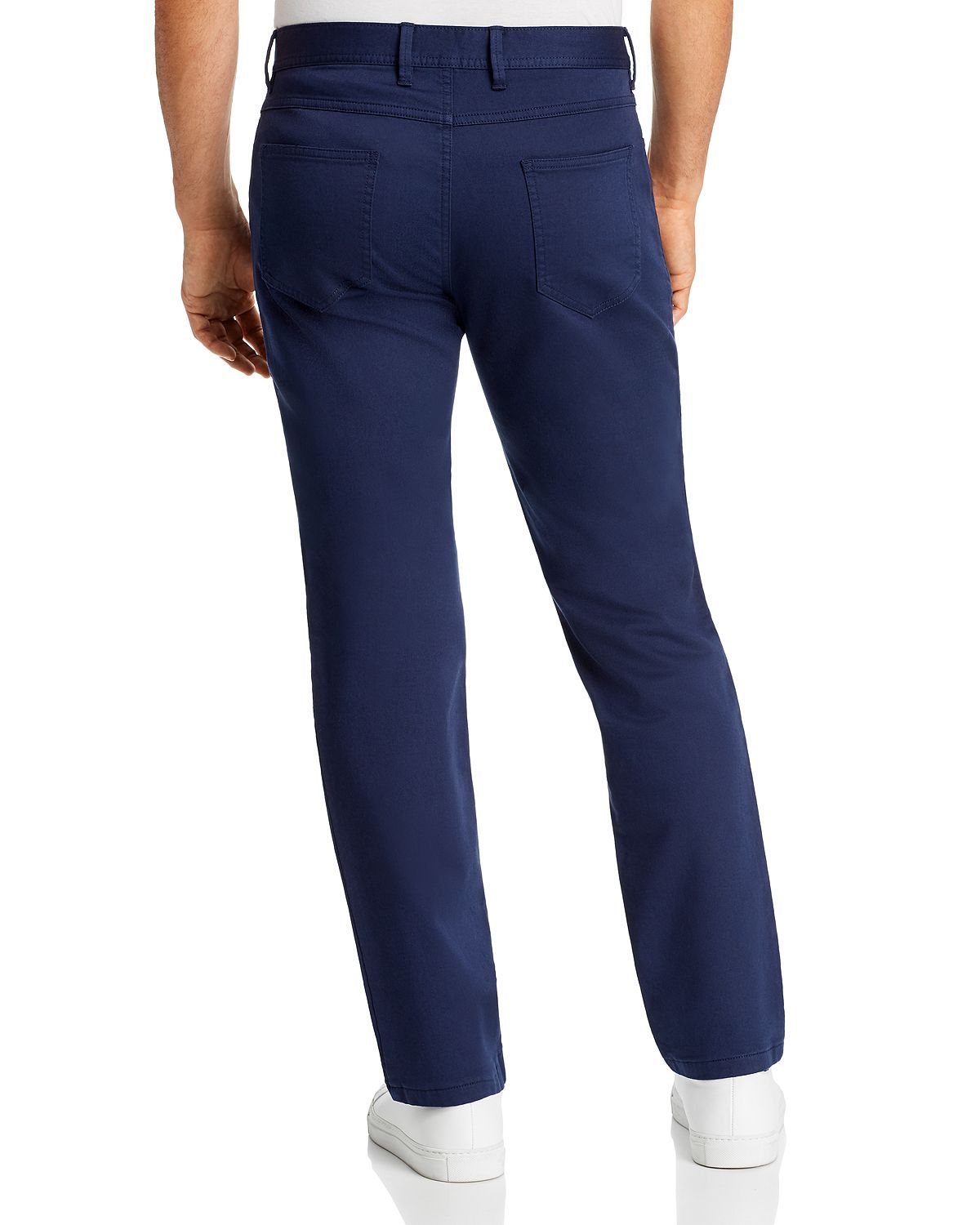 The Men's Store Slim Fit Stretch Pants Navy