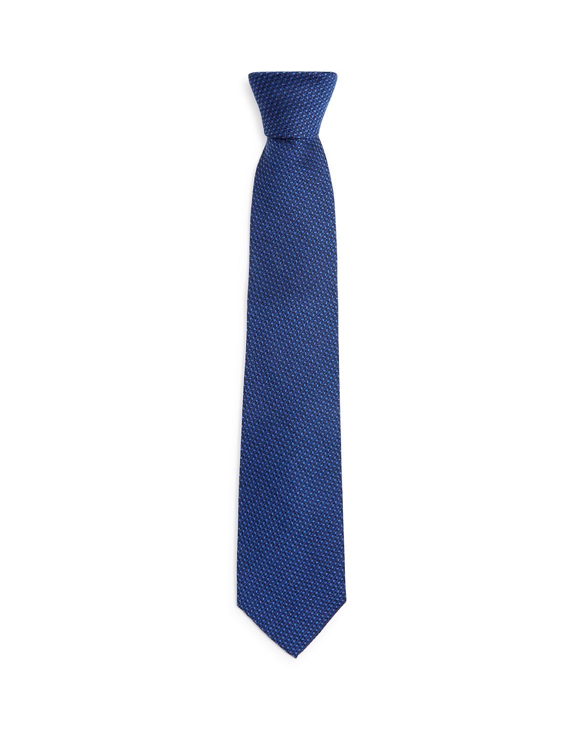The Men's Store Textured Dot Silk Classic Tie Blue/Pink