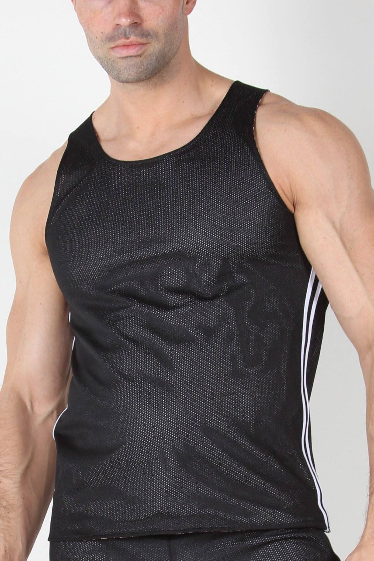 Timoteo Pink Leopard Reversible Mesh Tank