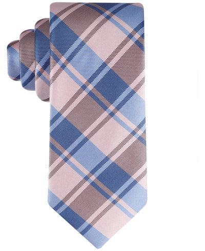Tommy Hilfiger Toby Plaid Tie - Pink